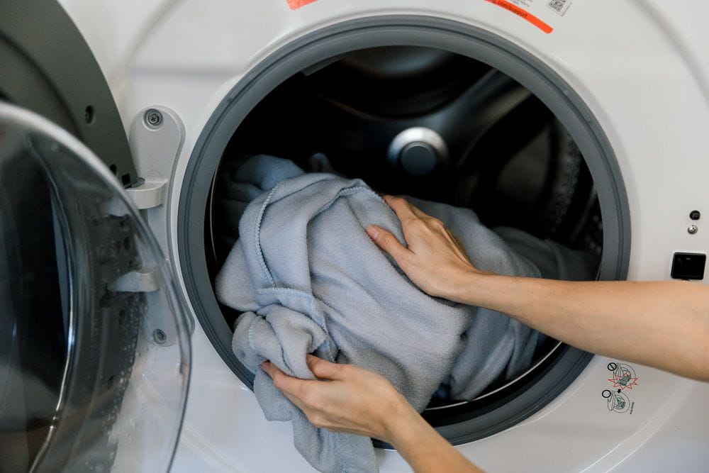 machine washing blanket